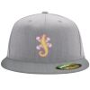 Flexfit 6210 Structured Flat Bill Fitted Hat Thumbnail