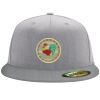 Flexfit 6210 Structured Flat Bill Fitted Hat Thumbnail