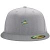 Flexfit 6210 Structured Flat Bill Fitted Hat Thumbnail