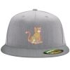 Flexfit 6210 Structured Flat Bill Fitted Hat Thumbnail
