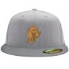 Flexfit 6210 Structured Flat Bill Fitted Hat Thumbnail