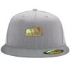 Flexfit 6210 Structured Flat Bill Fitted Hat Thumbnail