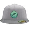 Flexfit 6210 Structured Flat Bill Fitted Hat Thumbnail