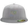 Flexfit 6210 Structured Flat Bill Fitted Hat Thumbnail