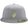 Flexfit 6210 Structured Flat Bill Fitted Hat Thumbnail