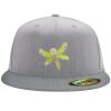 Flexfit 6210 Structured Flat Bill Fitted Hat Thumbnail