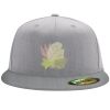 Flexfit 6210 Structured Flat Bill Fitted Hat Thumbnail
