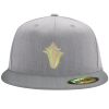 Flexfit 6210 Structured Flat Bill Fitted Hat Thumbnail