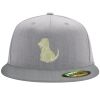 Flexfit 6210 Structured Flat Bill Fitted Hat Thumbnail