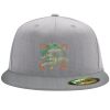 Flexfit 6210 Structured Flat Bill Fitted Hat Thumbnail