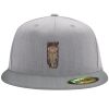 Flexfit 6210 Structured Flat Bill Fitted Hat Thumbnail