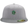 Flexfit 6210 Structured Flat Bill Fitted Hat Thumbnail