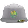 Flexfit 6210 Structured Flat Bill Fitted Hat Thumbnail