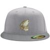 Flexfit 6210 Structured Flat Bill Fitted Hat Thumbnail
