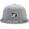 Flexfit 6210 Structured Flat Bill Fitted Hat Thumbnail