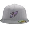 Flexfit 6210 Structured Flat Bill Fitted Hat Thumbnail