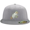 Flexfit 6210 Structured Flat Bill Fitted Hat Thumbnail