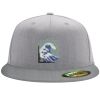 Flexfit 6210 Structured Flat Bill Fitted Hat Thumbnail
