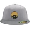 Flexfit 6210 Structured Flat Bill Fitted Hat Thumbnail