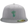 Flexfit 6210 Structured Flat Bill Fitted Hat Thumbnail