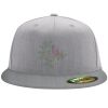 Flexfit 6210 Structured Flat Bill Fitted Hat Thumbnail
