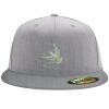 Flexfit 6210 Structured Flat Bill Fitted Hat Thumbnail
