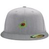 Flexfit 6210 Structured Flat Bill Fitted Hat Thumbnail