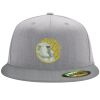 Flexfit 6210 Structured Flat Bill Fitted Hat Thumbnail