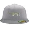 Flexfit 6210 Structured Flat Bill Fitted Hat Thumbnail