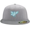Flexfit 6210 Structured Flat Bill Fitted Hat Thumbnail