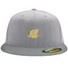 Flexfit 6210 Structured Flat Bill Fitted Hat Thumbnail