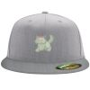 Flexfit 6210 Structured Flat Bill Fitted Hat Thumbnail