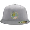 Flexfit 6210 Structured Flat Bill Fitted Hat Thumbnail