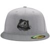 Flexfit 6210 Structured Flat Bill Fitted Hat Thumbnail