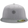 Flexfit 6210 Structured Flat Bill Fitted Hat Thumbnail