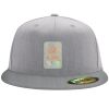 Flexfit 6210 Structured Flat Bill Fitted Hat Thumbnail