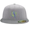 Flexfit 6210 Structured Flat Bill Fitted Hat Thumbnail