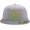 Flexfit 6210 Structured Flat Bill Fitted Hat Thumbnail