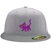 Flexfit 6210 Structured Flat Bill Fitted Hat Thumbnail