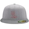 Flexfit 6210 Structured Flat Bill Fitted Hat Thumbnail