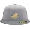 Flexfit 6210 Structured Flat Bill Fitted Hat Thumbnail