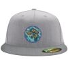 Flexfit 6210 Structured Flat Bill Fitted Hat Thumbnail
