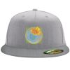 Flexfit 6210 Structured Flat Bill Fitted Hat Thumbnail