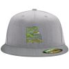 Flexfit 6210 Structured Flat Bill Fitted Hat Thumbnail