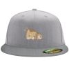 Flexfit 6210 Structured Flat Bill Fitted Hat Thumbnail