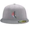 Flexfit 6210 Structured Flat Bill Fitted Hat Thumbnail