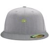 Flexfit 6210 Structured Flat Bill Fitted Hat Thumbnail