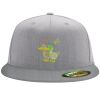 Flexfit 6210 Structured Flat Bill Fitted Hat Thumbnail