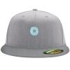 Flexfit 6210 Structured Flat Bill Fitted Hat Thumbnail