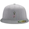 Flexfit 6210 Structured Flat Bill Fitted Hat Thumbnail
